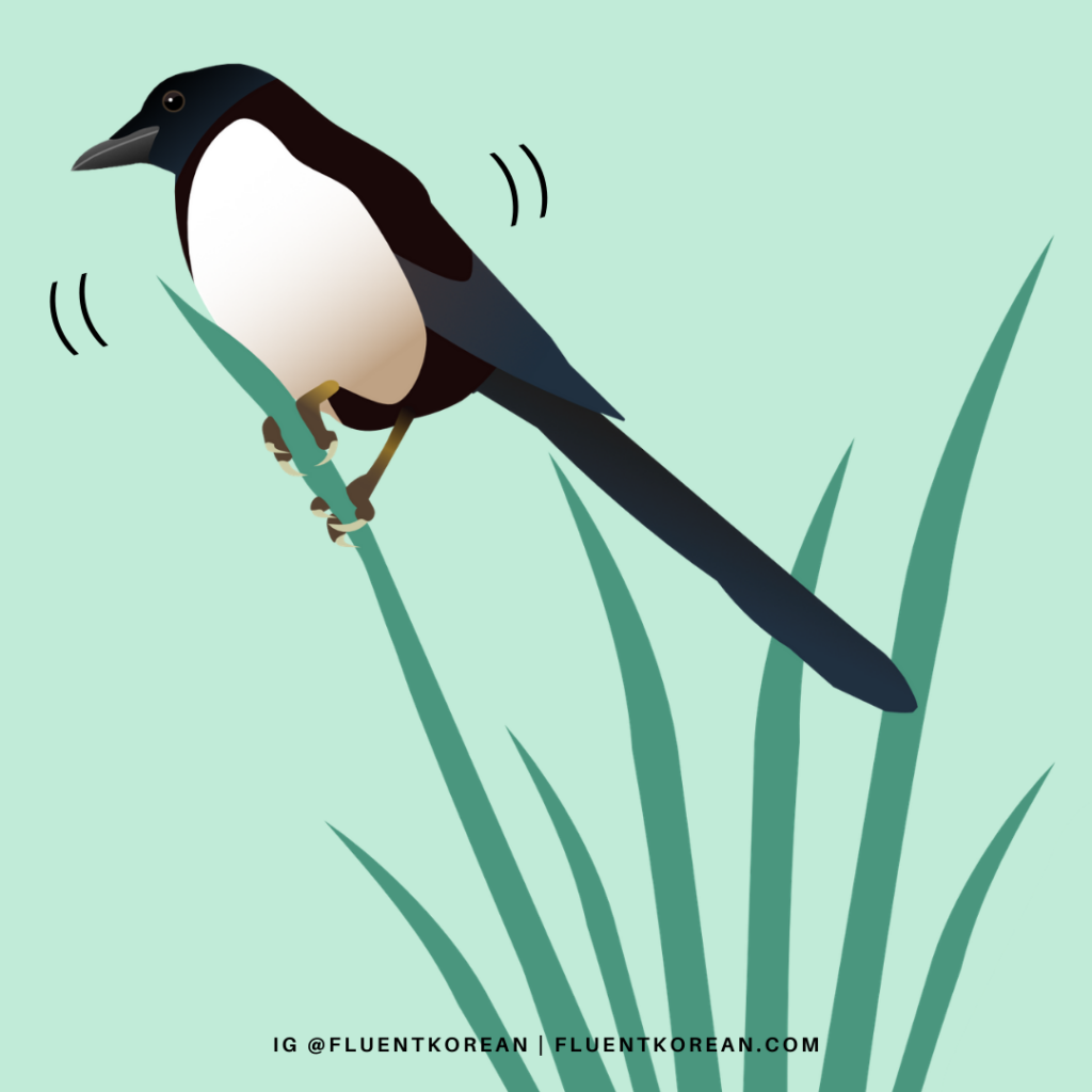 [Proverb] 풀끝에 앉은 새 – A Bird Sitting on a Blade of Grass ?